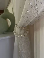 پرده آماده مدل لبه دانتل - Image 2