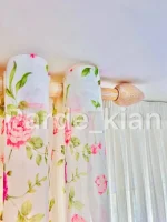 پرده آماده پانچی حریر انگلیش هوم