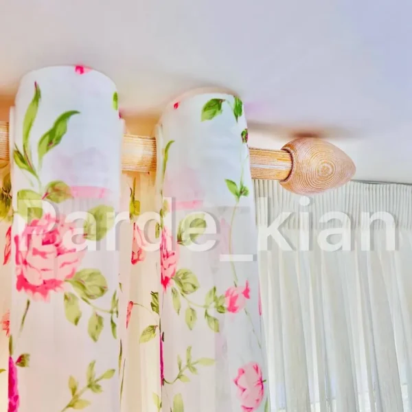 پرده آماده پانچی حریر انگلیش هوم