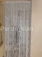 پرده آماده عثمانی رنگ شیری - Image 2